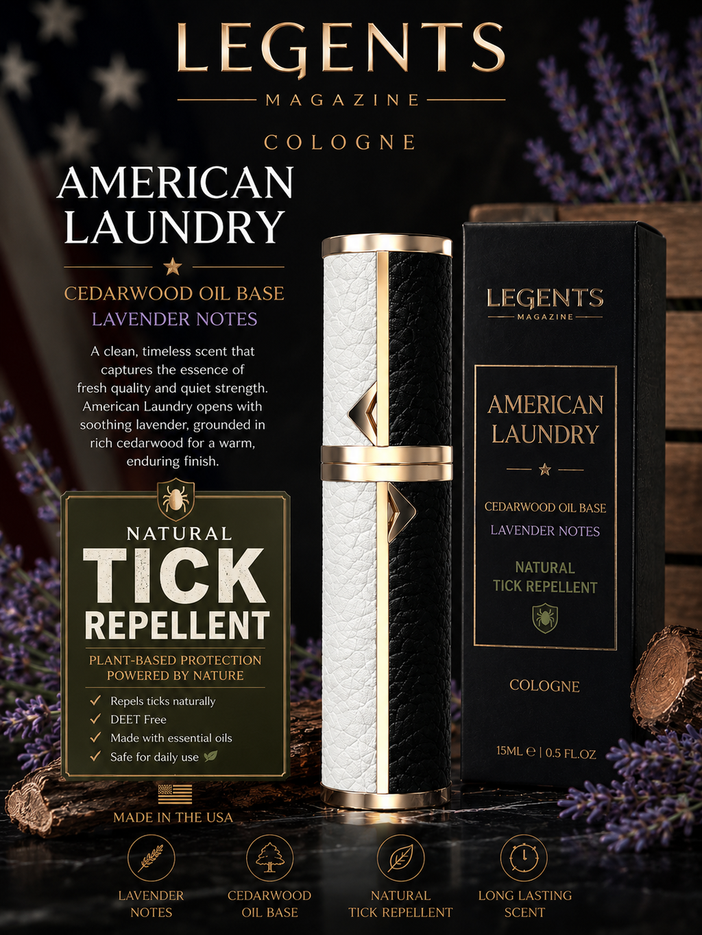 American Laundry Tick Repellent Parfum