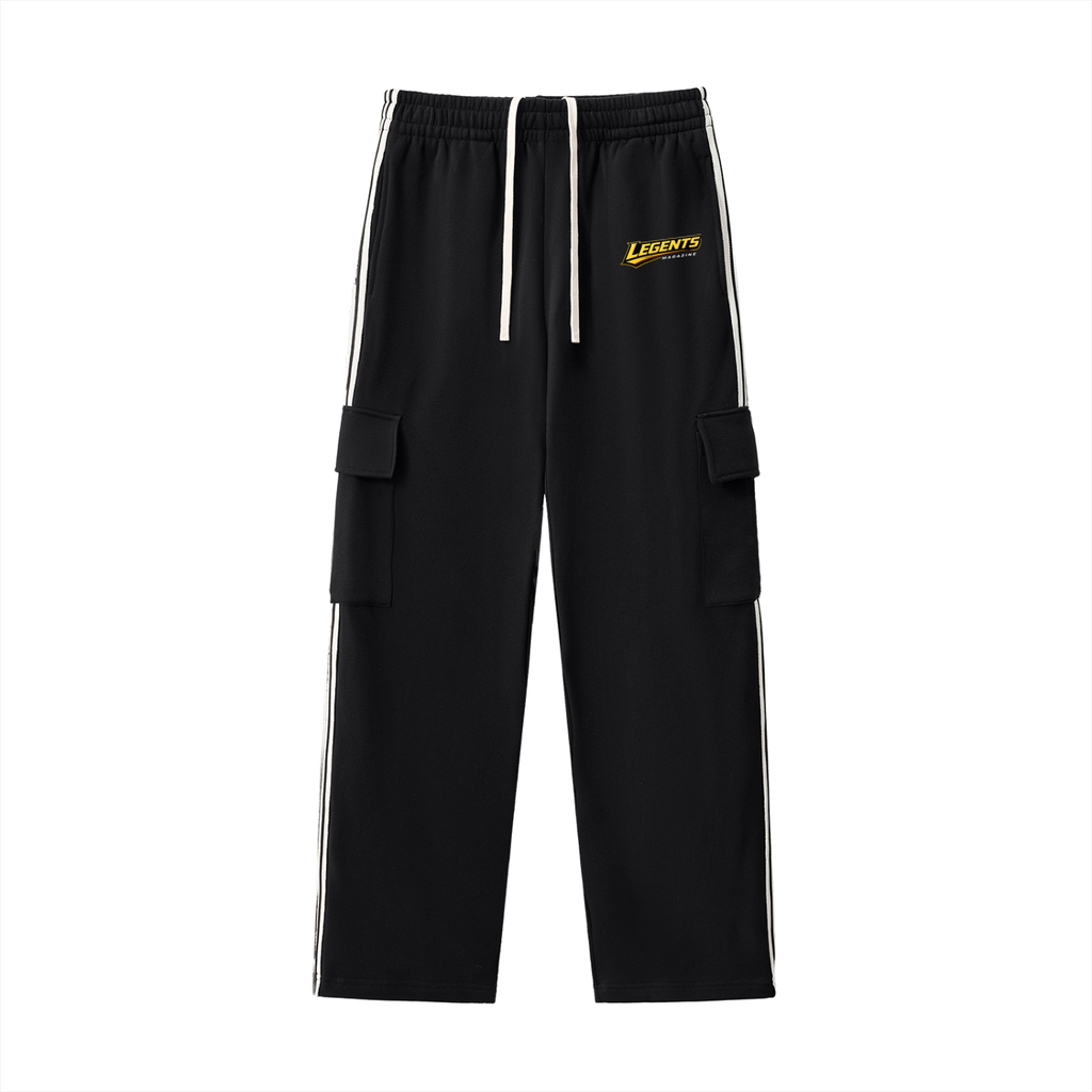 Side Stripe Straight-Leg Pants