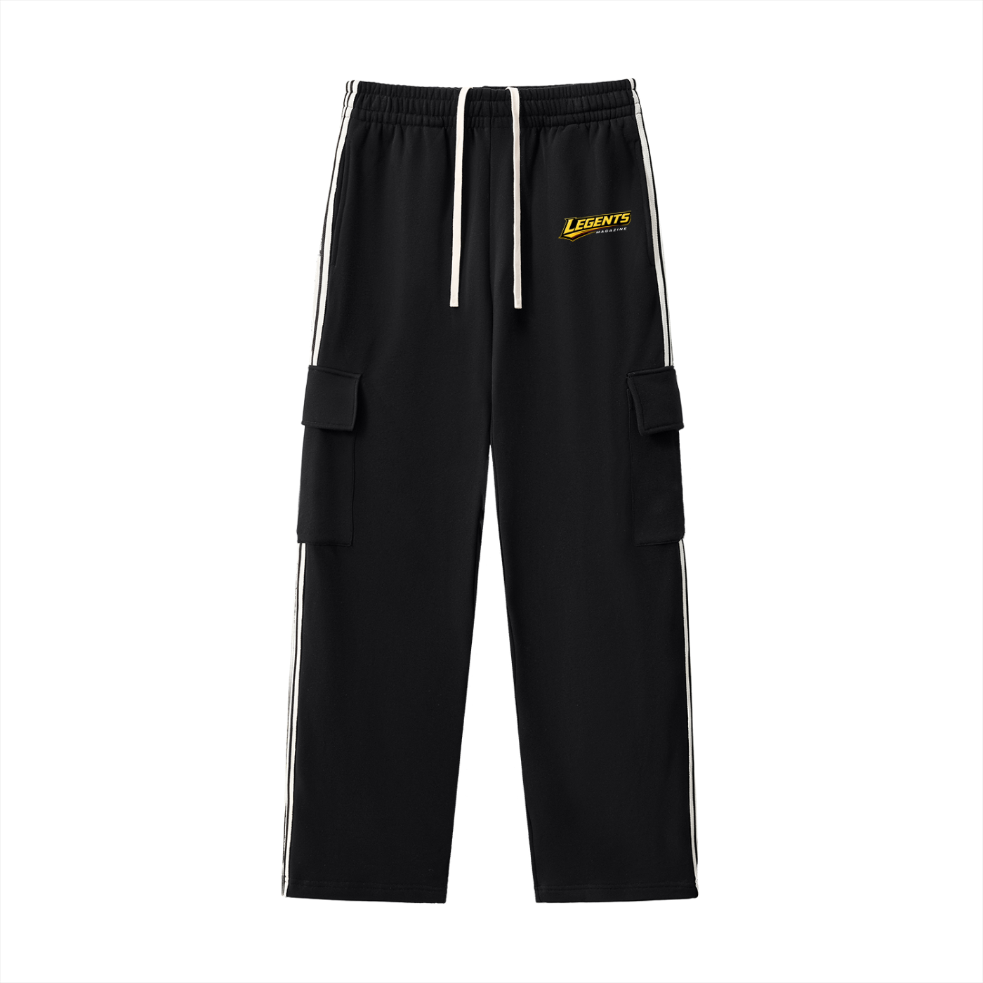 Side Stripe Straight-Leg Pants
